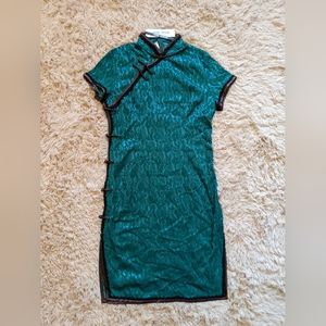 NWT Emerald Green Qipao